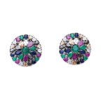 Multi Oversized Studs- Ruby Raang | Grocsy