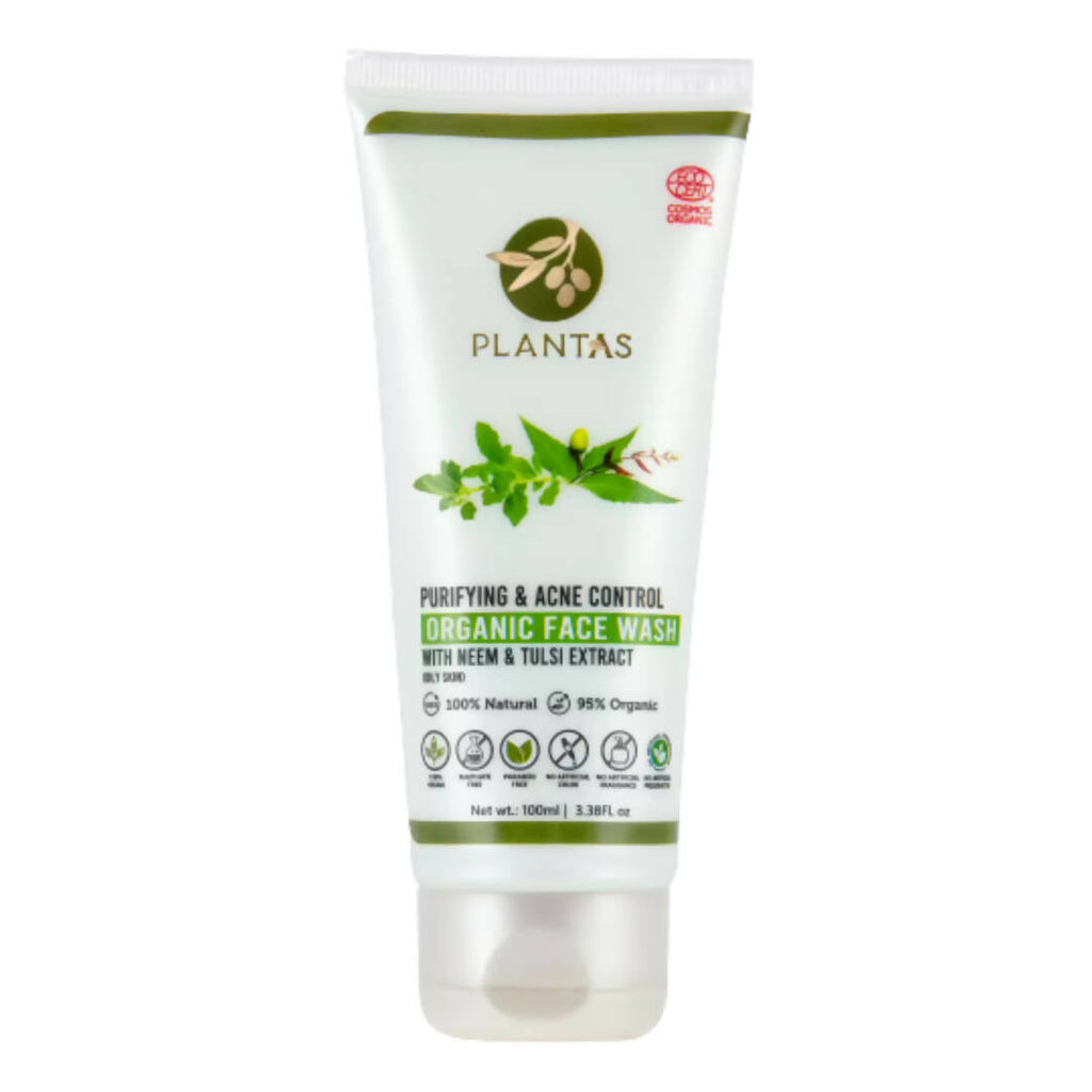 Plantas Purifying & Acne Control Organic Face Wash | Grocsy