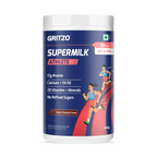 Gritzo SuperMilk Athlete (13+y Boy & Girl),17g Protein Powder - Double Chocolate | Grocsy