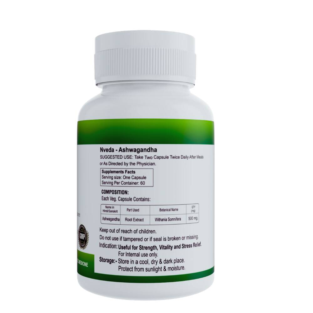 Nveda Ashwagandha Capsules | Grocsy