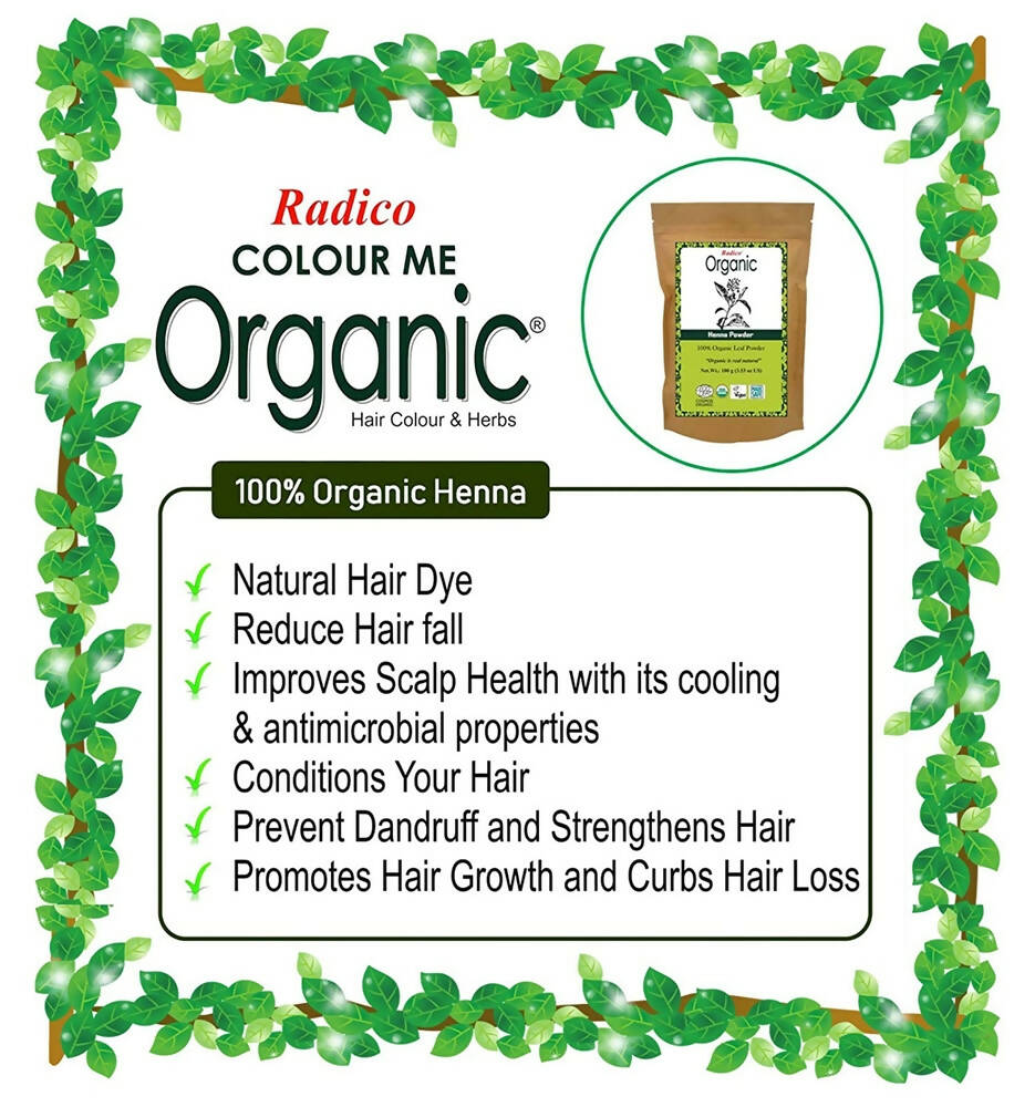 Radico Organic Henna Powder | Grocsy