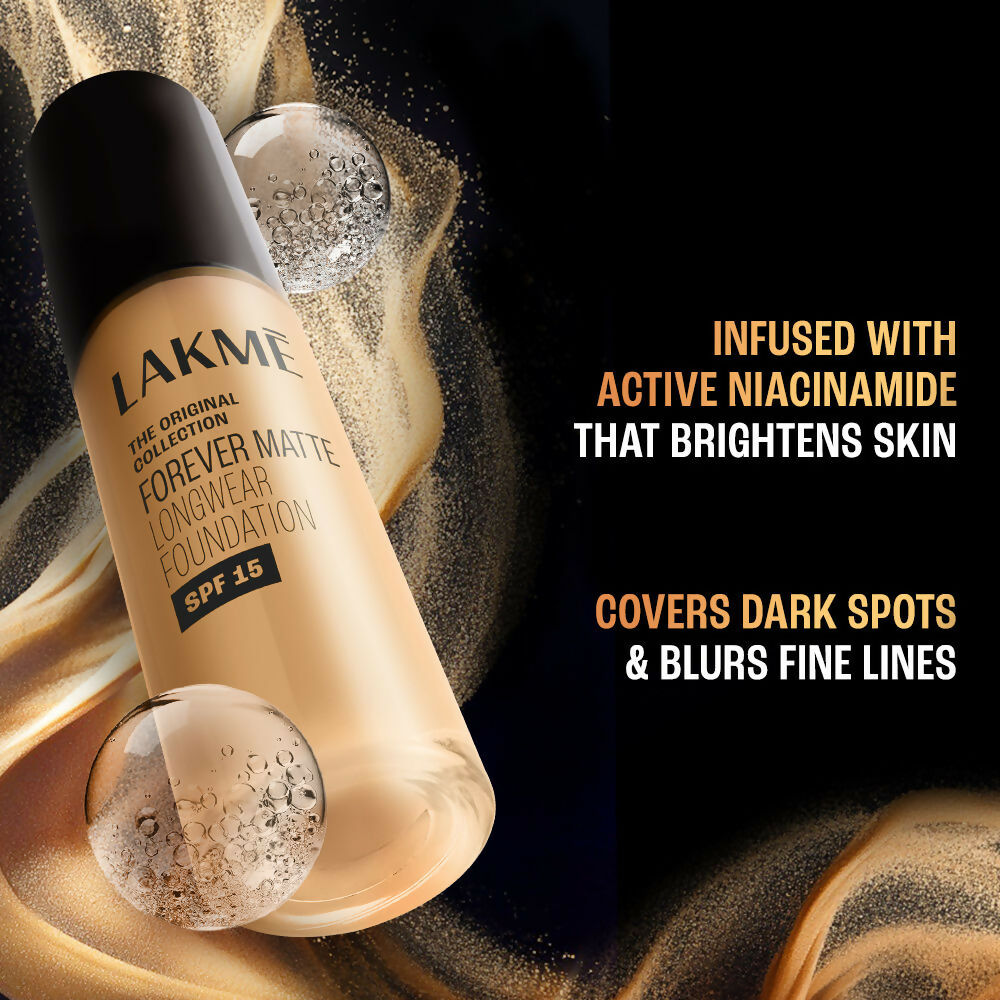 Lakme Forever Matte Longwear Foundation - Cool Ivory | Grocsy