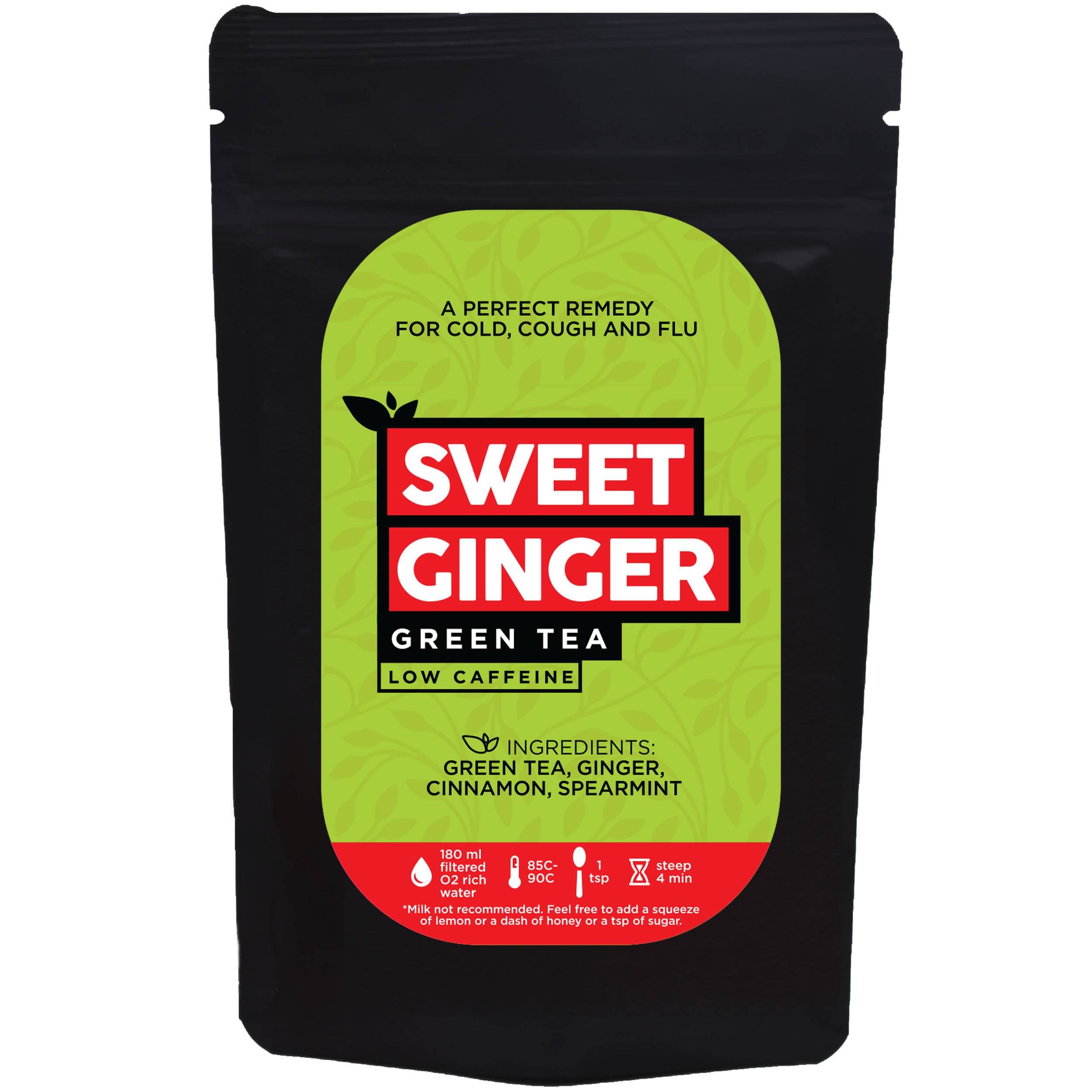 The Tea Trove - Sweet Ginger Green Tea | Grocsy