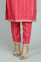 Alvano Beautiful Embroidery Print Straight Kurti with Pant and Dupatta set for Women and Girls Rayon | Grocsy