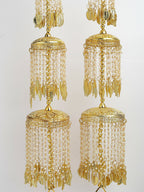 NVR Women's Pack Of 2 Gold-Polished & White Pearl Beaded Bridal Layered Heavy Kaleera Sets | Grocsy