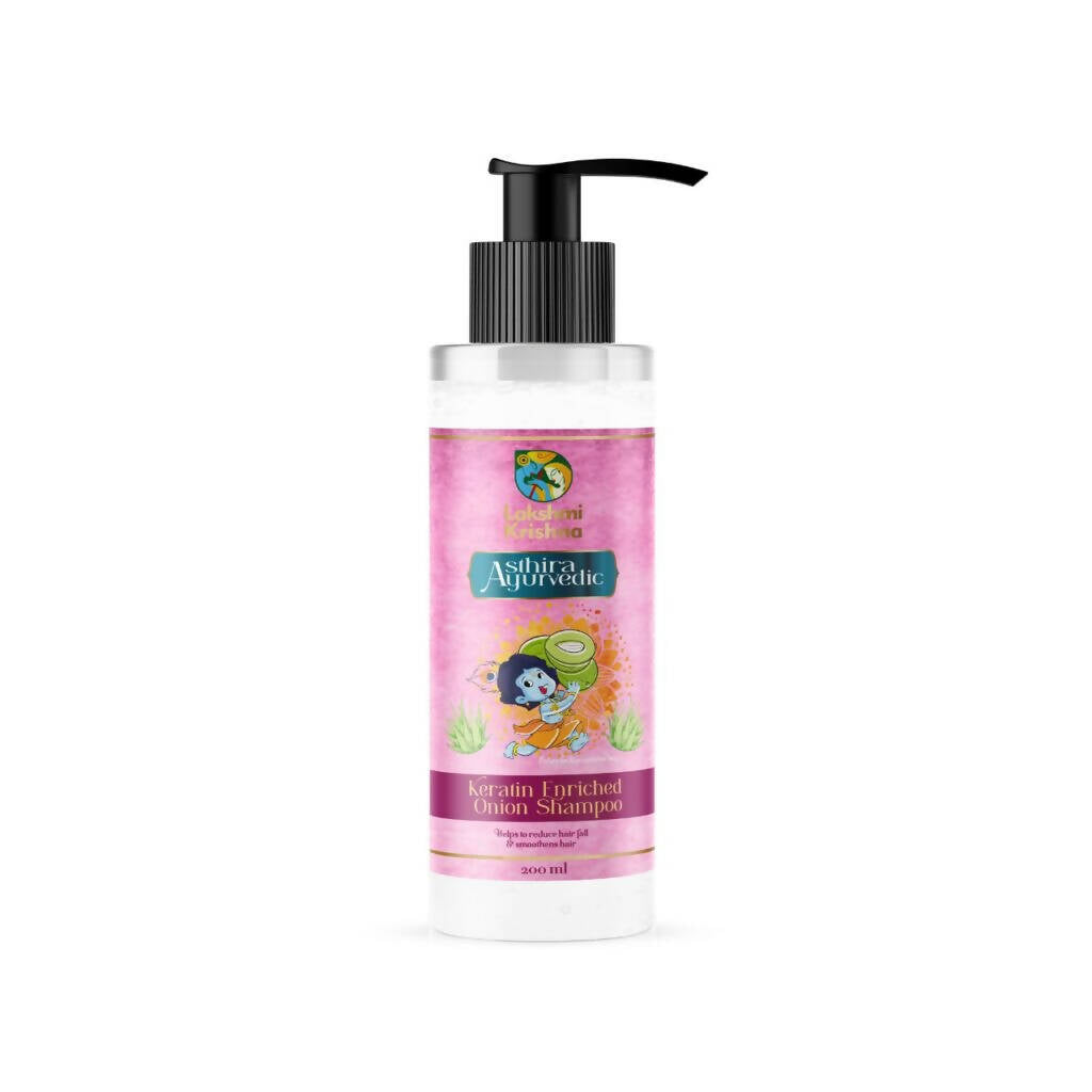 Lakshmi Krishna Keratin Enriched Onion Shampoo | Grocsy
