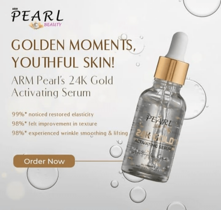 ARM Pearl Beauty 24K Gold Activating Serum | Grocsy