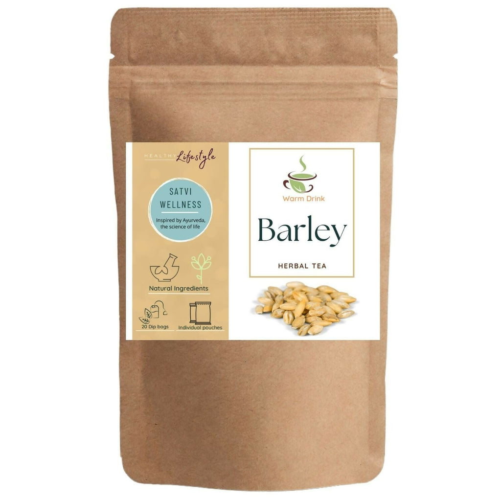 Satvi Wellness Barley Tea | Barley Tea Bag | Herbal Tea | Grocsy