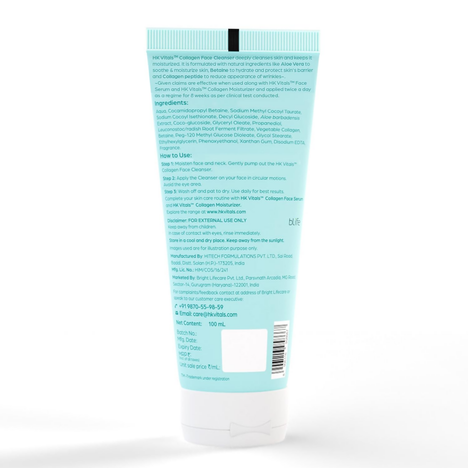 HK Vitals Collagen Face Cleanser | Grocsy