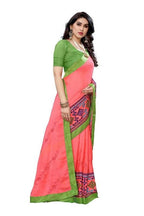 Vamika Peach Chiffon Emboridered Saree (SUIDHAGA PEACH) | Grocsy