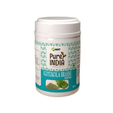 MRT Organics Pure India Gotukola Brahmi Powder | Grocsy