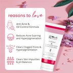 Globus Naturals Anti Acne Glycolic & 1 % Salicylic Acid Face Pack, For Acne Prone & Oily Skin | Grocsy
