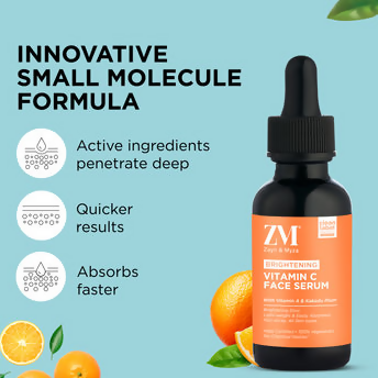Zayn & Myza Vitamin C Face Serum Brighten Dull Skin For Men & Women | Grocsy