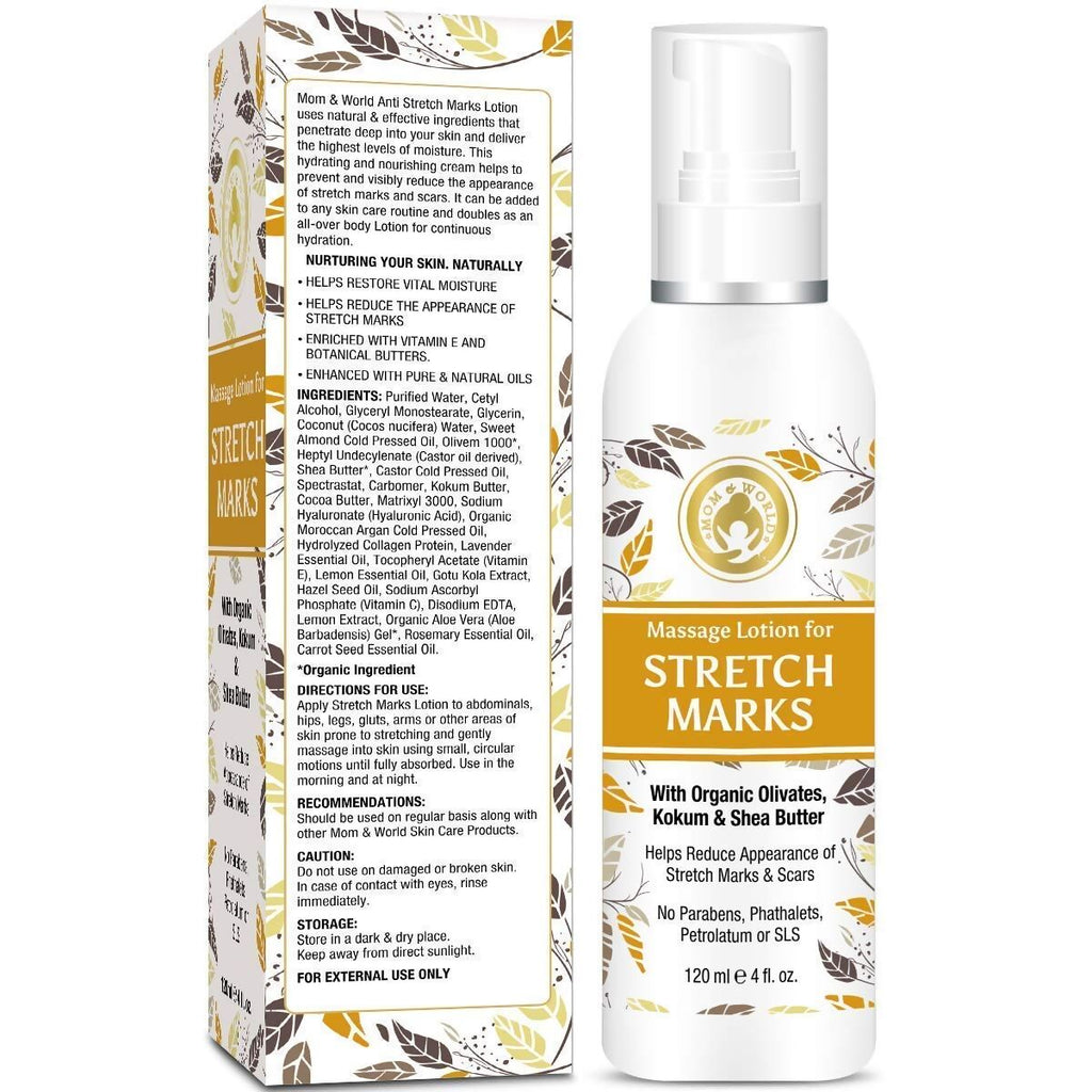 Mom & World Massage Lotion For Stretch Marks | Grocsy