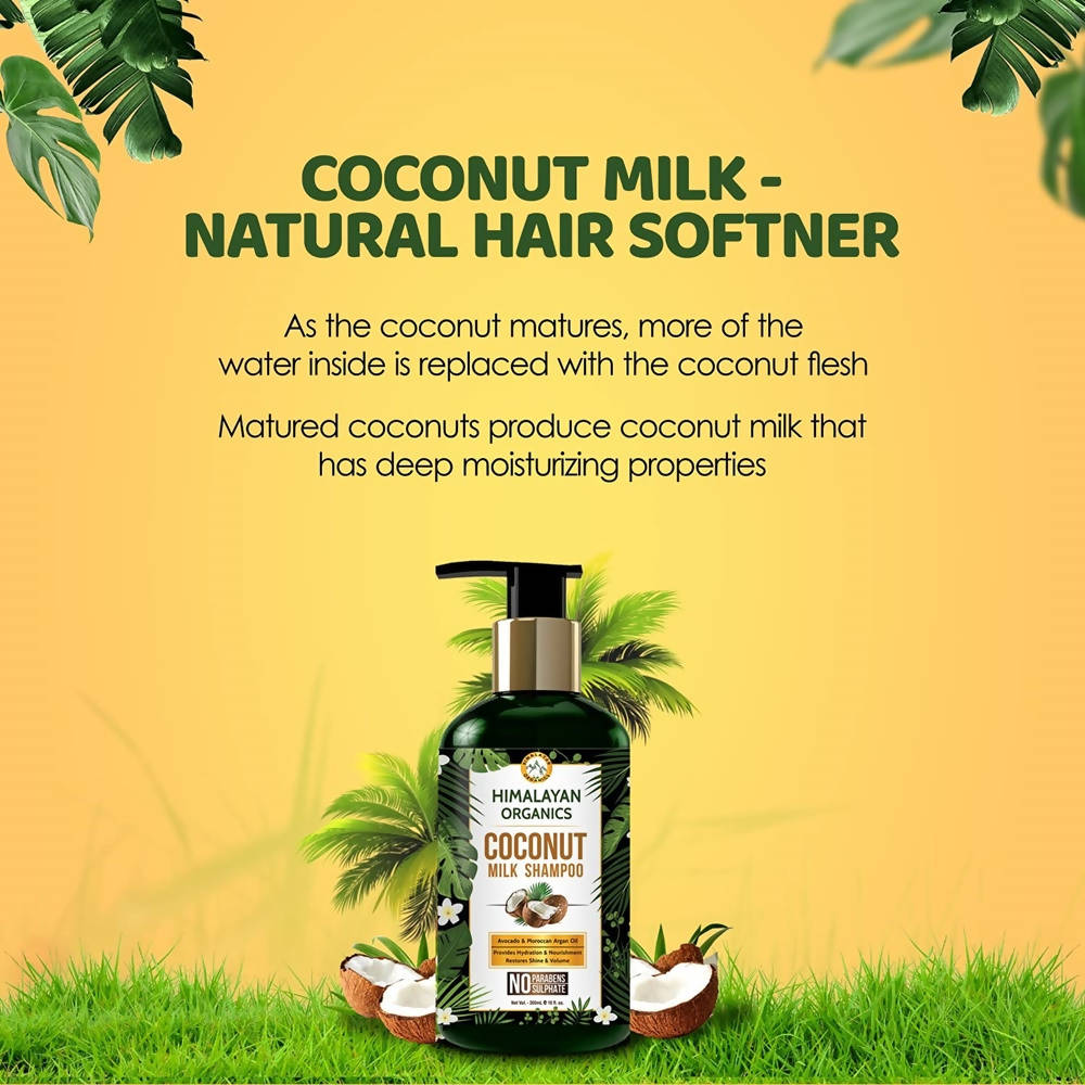 Himalayan Organics Coconut Milk Shampoo | Grocsy