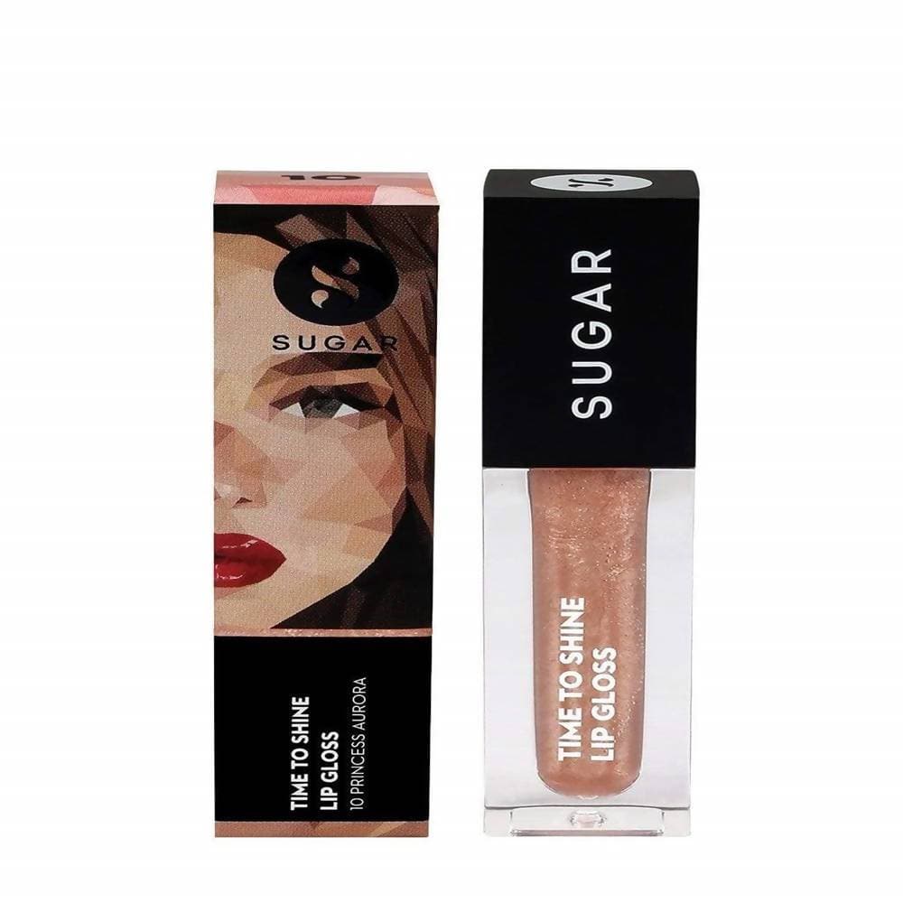 Sugar Time To Shine Lip Gloss - Princess Aurora (Golden beige with shimmer) | Grocsy