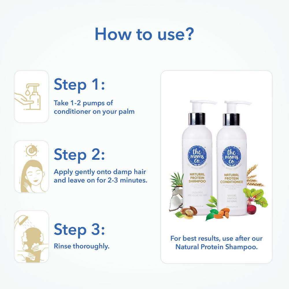 The Moms Co Natural Protein Conditioner | Grocsy