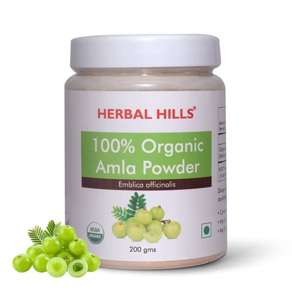 Herbal Hills Organic Amla Powder | Grocsy