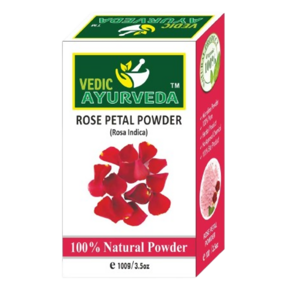 VedicAyurveda Rose Petals Powder | Grocsy