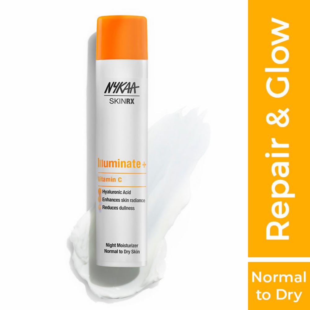 Nykaa SkinRX Vitamin C Illuminate + Night Moisturizer | Grocsy
