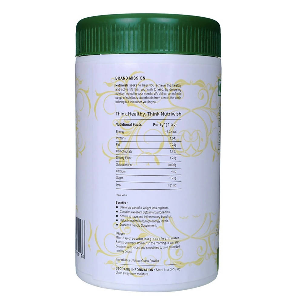 Nutriwish Wheat Grass Powder | Grocsy