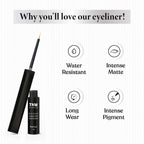 The Natural Wash Eyecatchy Longstay Matte Liquid Eyeliner - Black Pearl | Grocsy