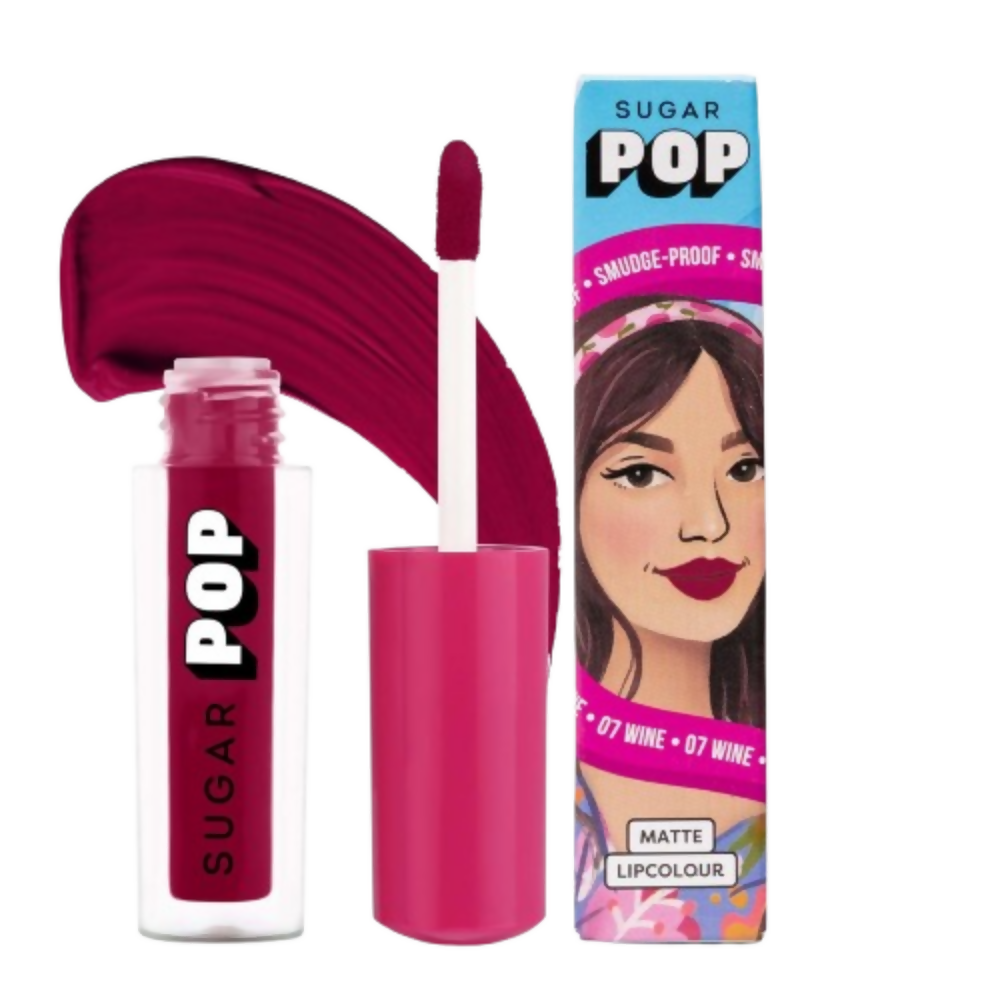 SUGAR POP Matte Lipstick - 08 Crimson | Grocsy