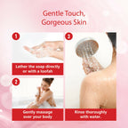 Nisha Strawberry Body Cleansing Soap Bar | Grocsy