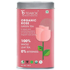 Teabox Organic Rose Green Tea Loose Leaves | Grocsy