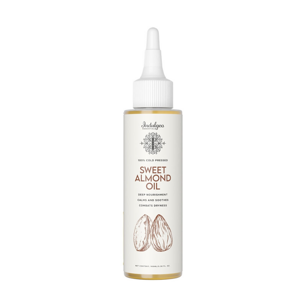 Indulgeo Essentials Cold Pressed Sweet Almond Oil | Grocsy