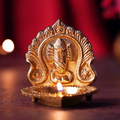 Isha Life Linga Bhairavi Brass Lamp | Grocsy