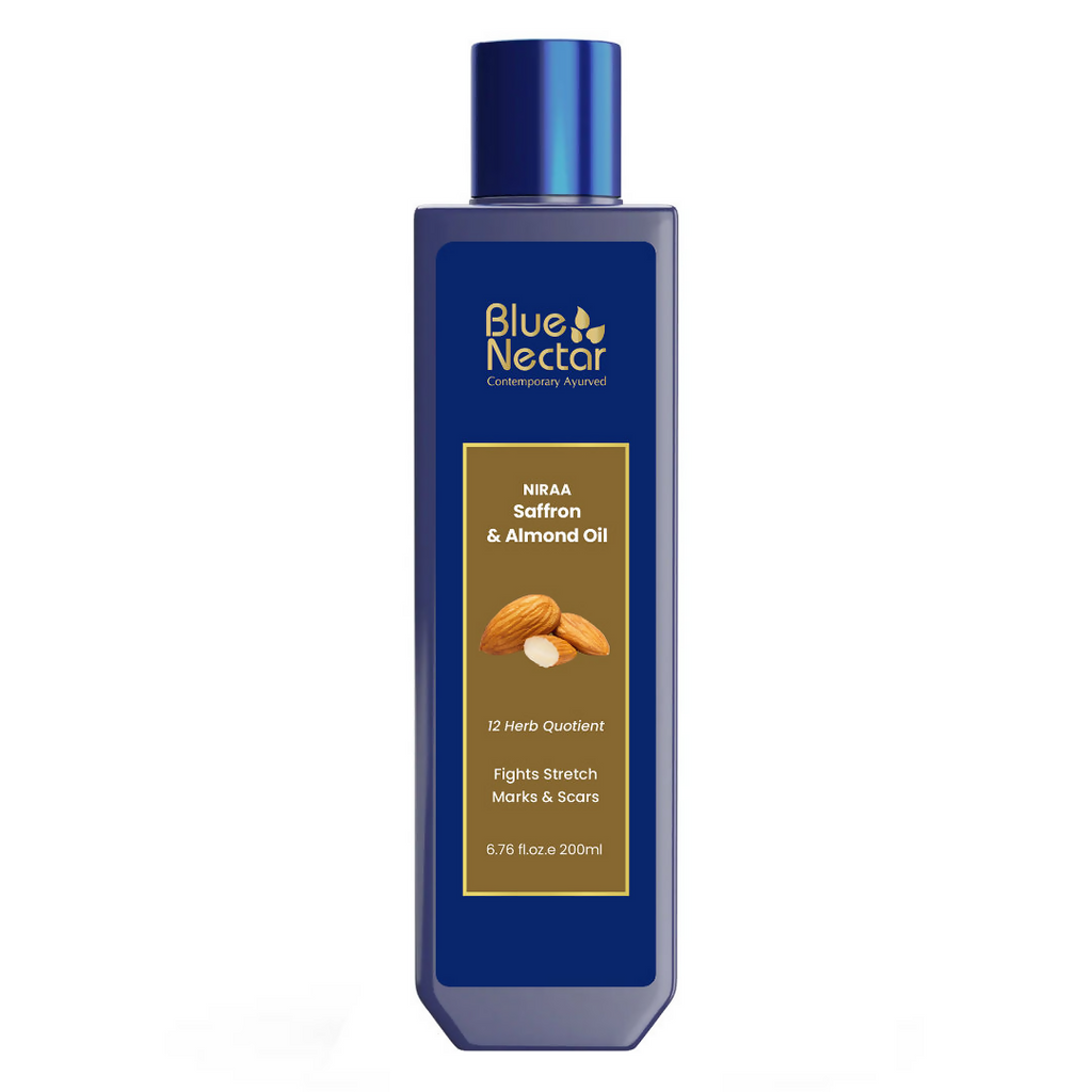 Blue Nectar Saffron & Almond Oil | Grocsy
