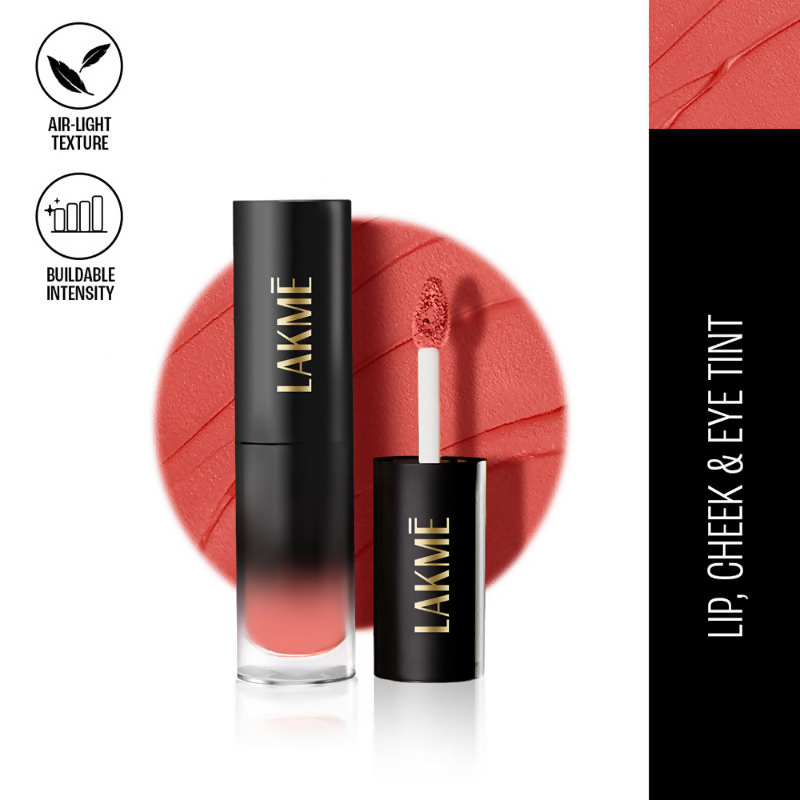 Lakme Xtraordin-Airy One-And-Done Lip, Eye & Cheek Tint - Candy Floss | Grocsy