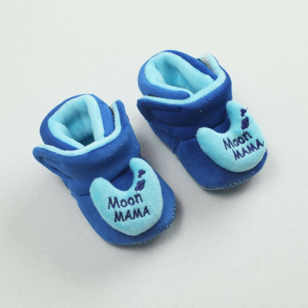 Tiny Bugs For Boys & Girls Baby Winter Booties - Blue | Grocsy