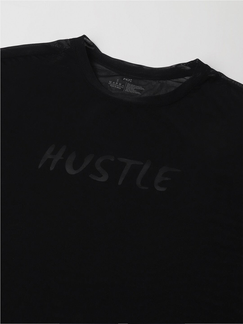 MKH Typography Printed Relaxed Fit Dri-FIT T-shirt | Grocsy