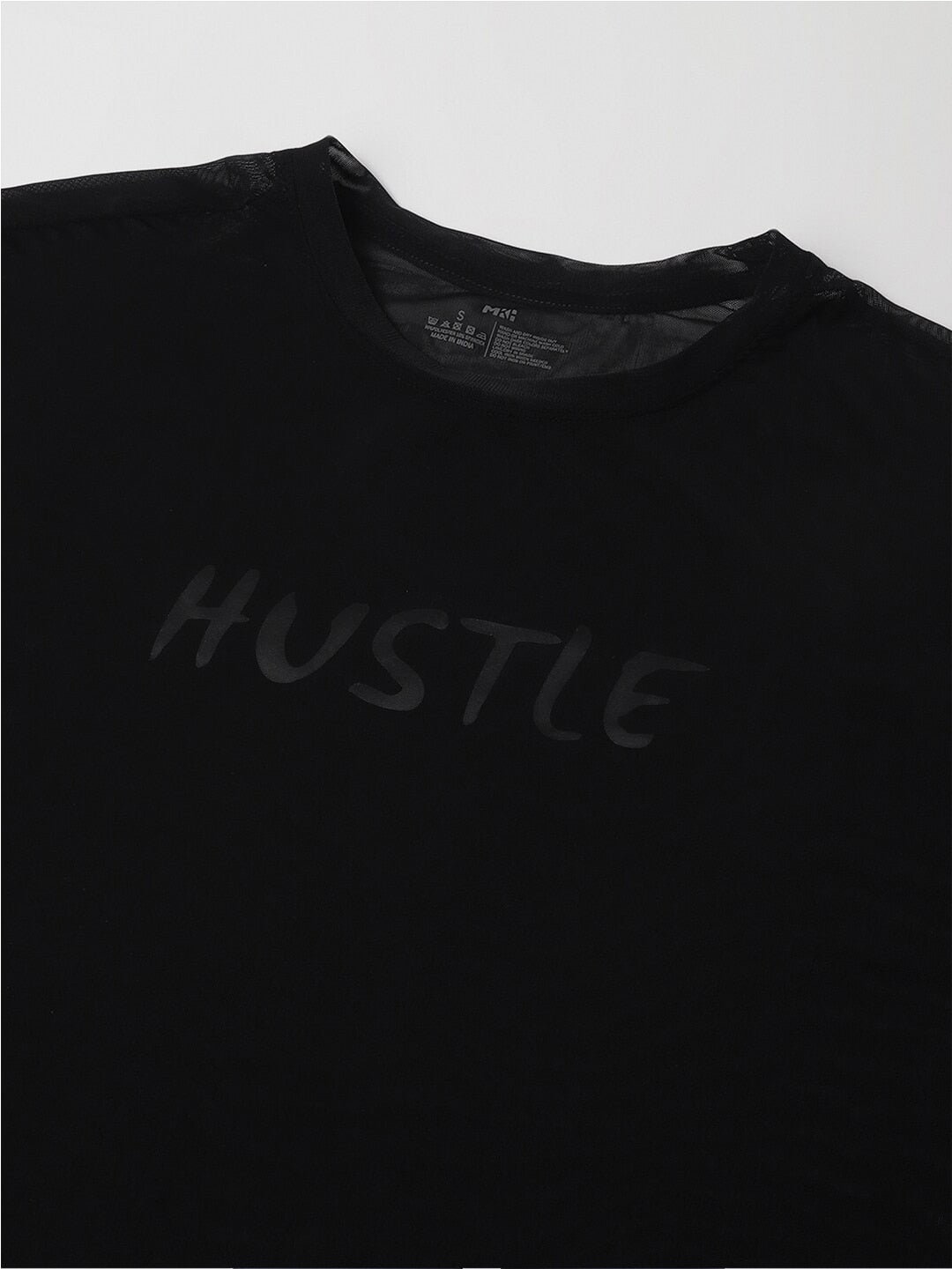 MKH Typography Printed Relaxed Fit Dri-FIT T-shirt | Grocsy