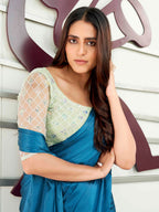 Tikhi Imli Solid Satin Saree | Grocsy