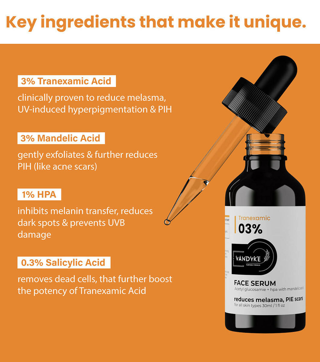 Vandyke Tranexamic 03% Face Serum | Grocsy