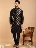 Sojanya Band Collar Regular Kurta & Churidar With Nehru Collar | Grocsy