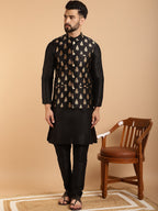 Sojanya Band Collar Regular Kurta & Churidar With Nehru Collar | Grocsy