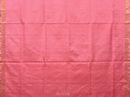 Baby Pink Uppada Silk Handloom Saree with Mango Pallu Design - Global Threads | Grocsy