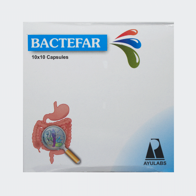 Ayulabs Ayurveda Bactefar Capsules | Grocsy
