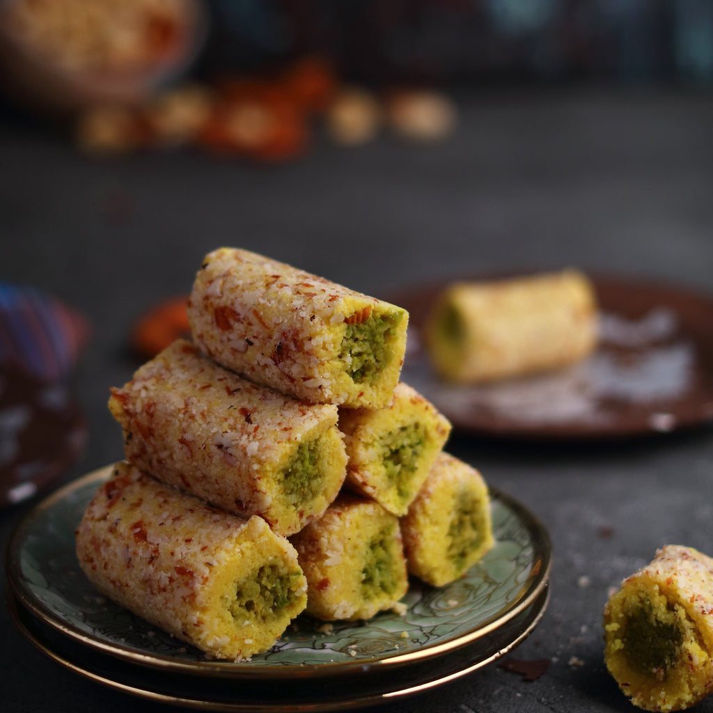 Almond House Badam Kesar Roll | Grocsy