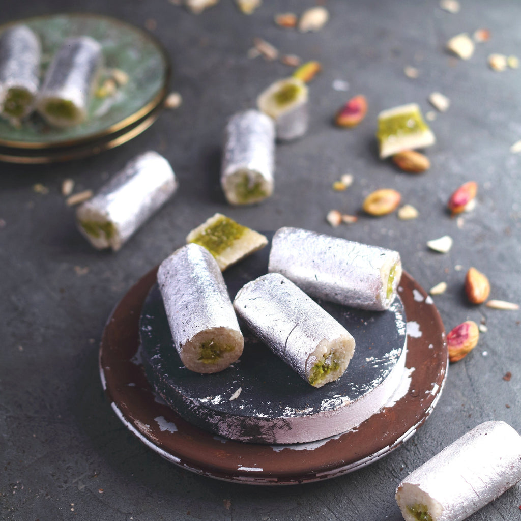 Almond House Badam Pista Roll | Grocsy