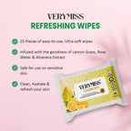 VERYMISS Rose Refreshing Face Wipes | Grocsy