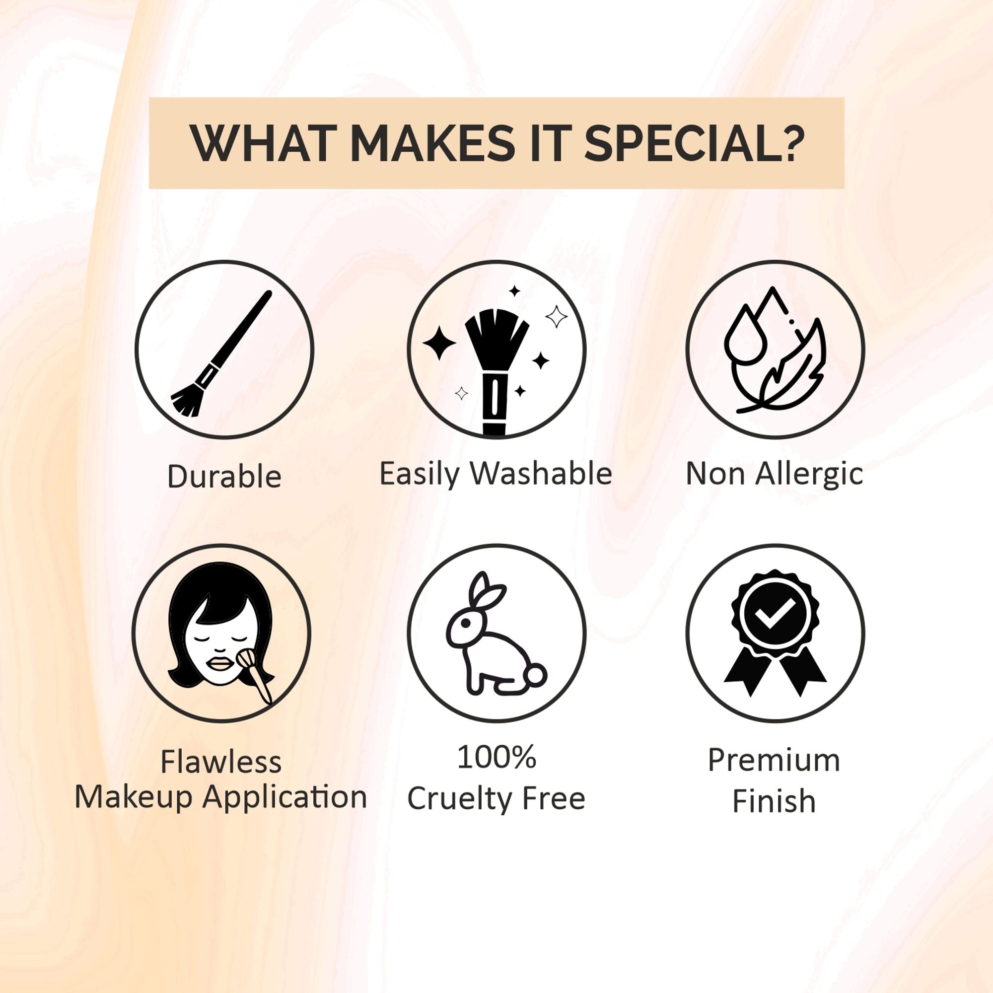 VERYMISS 8 To 8 Angular & Blender Makeup Brush | Grocsy
