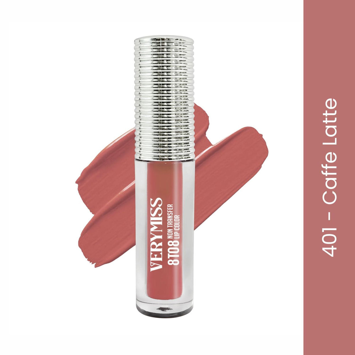 VERYMISS 8 To 8 Non Transfer Lip Color - 401 Caffe Latte | Grocsy