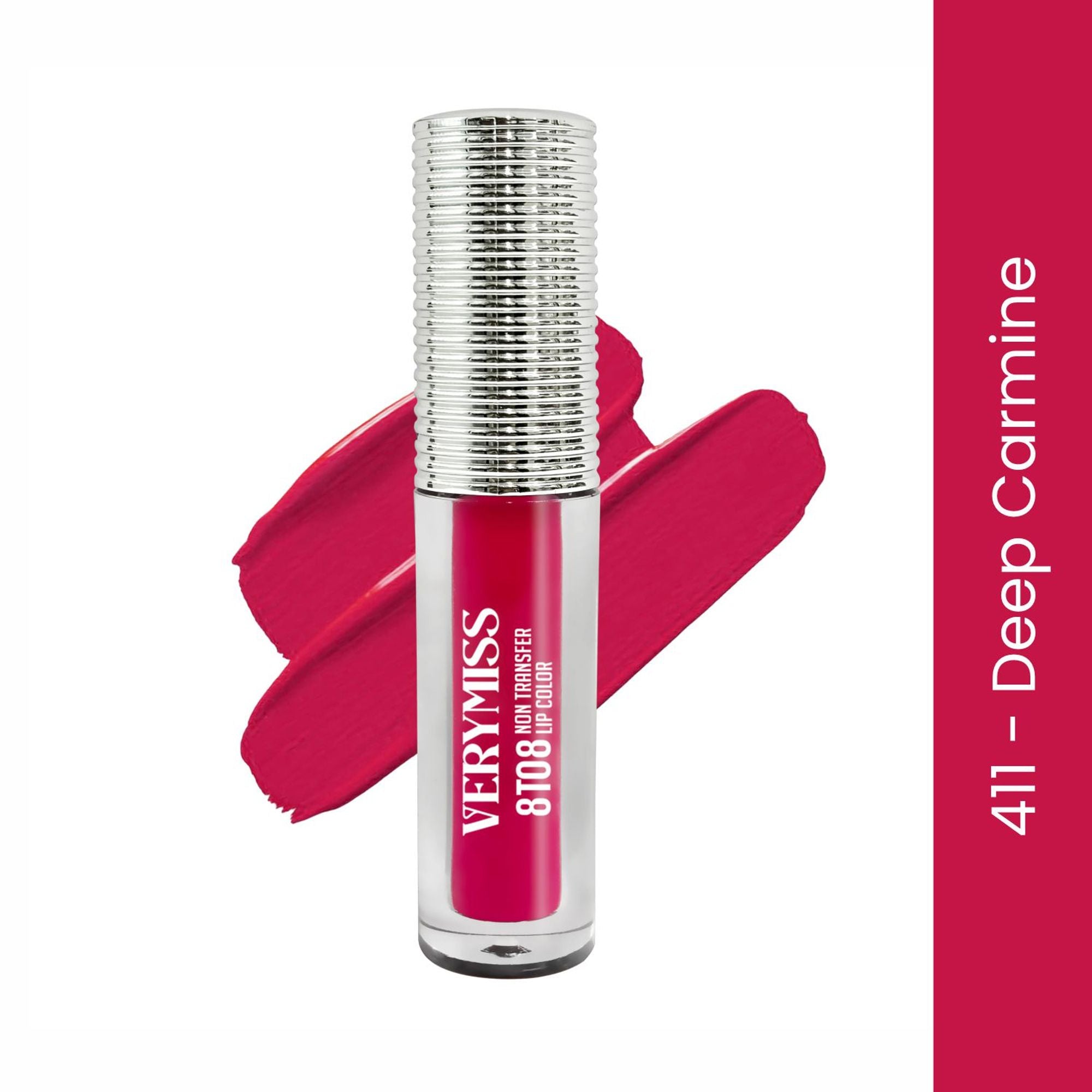 VERYMISS 8 To 8 Non Transfer Lip Color - 411 Deep Carmine | Grocsy
