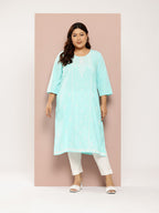 Sztori Plus Size Ethnic Motifs Printed Kurta | Grocsy