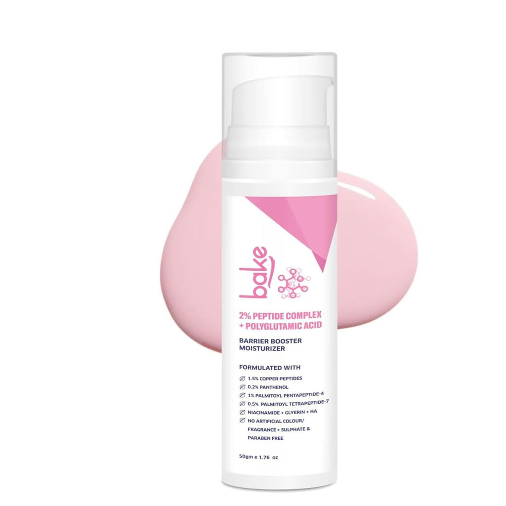Bake Super Glow+ Glazed Peptide Barrier Repair Moisturizer | Grocsy